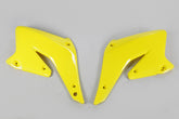 UFO Radiator Covers RMZ250 04-06 - Yellow